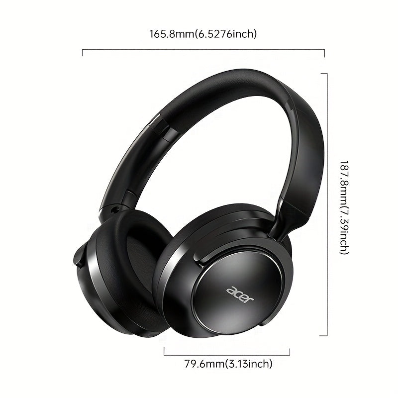Acer OHR560 OWS Headset ACS panoramic sound shocking bass Ultra-long battery life Game low latency Comfortable to wear Portable and foldable Learning/Business/Travel/Sports/Phone/Music Halloween/Christmas Gift Recommendation,