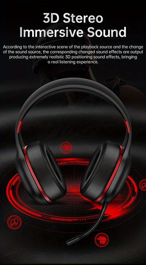 [Wireless Gaming Headset] UG-05 2.4GHz Wireless Gaming Headset | Ultra-Low Latency Technology + Immersive Vibration Feedback | 30H Battery Life Over-Ear Design | Detachable Microphone + High-Speed Wireless Adapter | Dynamic R
