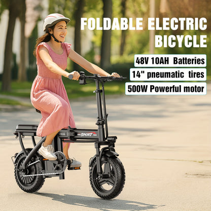 Two Options Available: Z6 48V Electric Bicycle & K8 36V Electric Scooter | 500W Dual Motor | 19MPH Speed | Folding Design+Removable Basket | Available in Both Sitting Positions/ Single Seat | Turn Signal Functionality | UL Ce