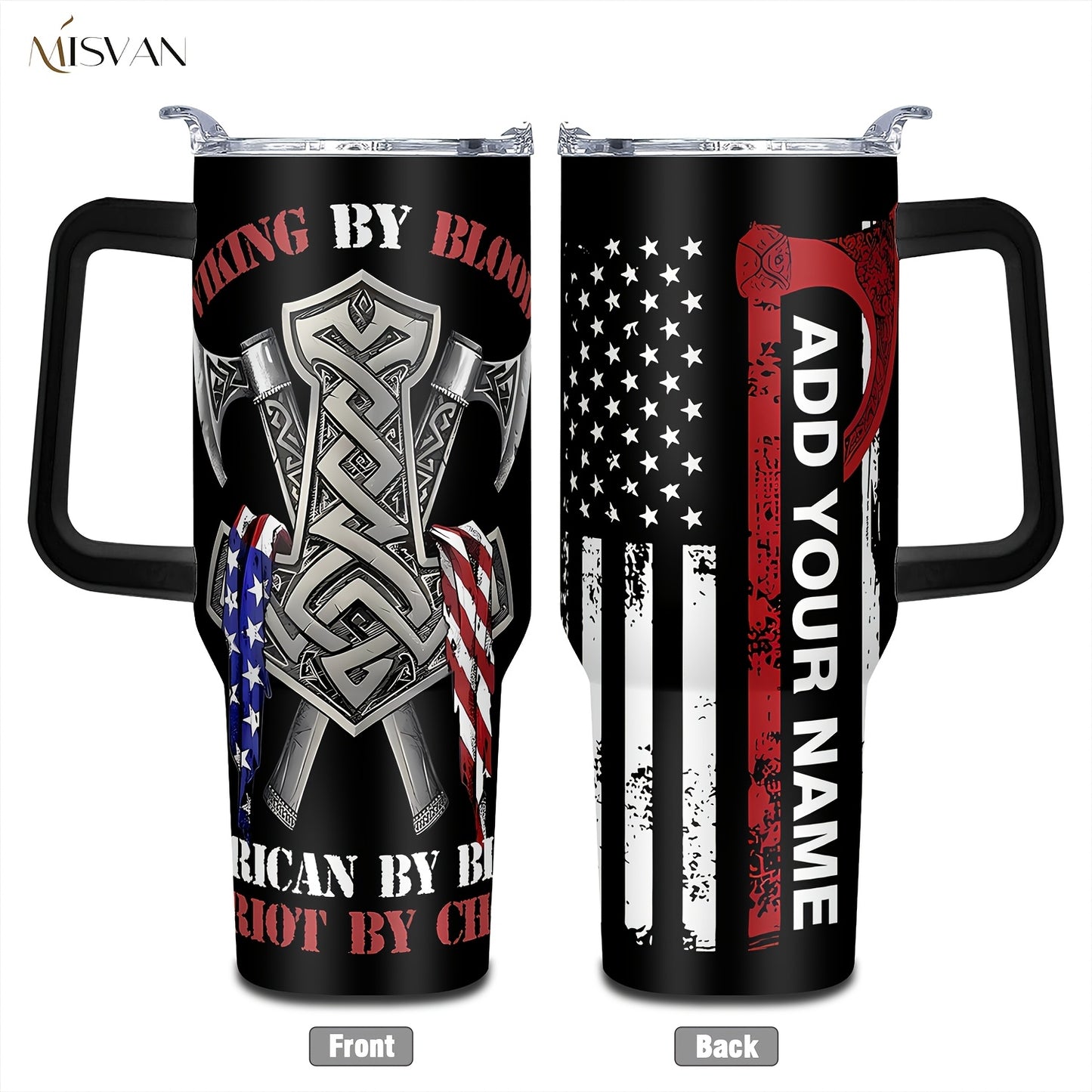 [Custom] 1pc, Beautiful and Personalized Print. 20oz, 22oz, 40oz Steel Insulated Bottle Cups with Lids. Drinkware for Summer and Winter. Outdoor Travel Sports Accessories. The Best Gift for Mother's Day, Father's Day, Other F