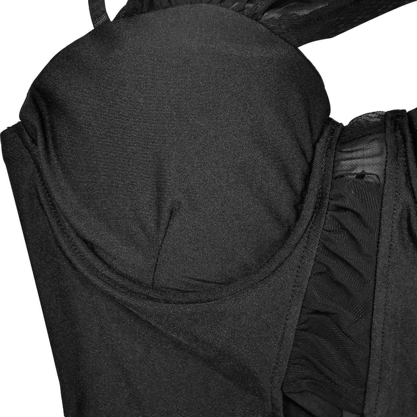 LUCKFOX Women's Solid Color Mesh Dress, Hollow Bandage Design, Slim Dress, Elegant and Sexy Dinner Party Style