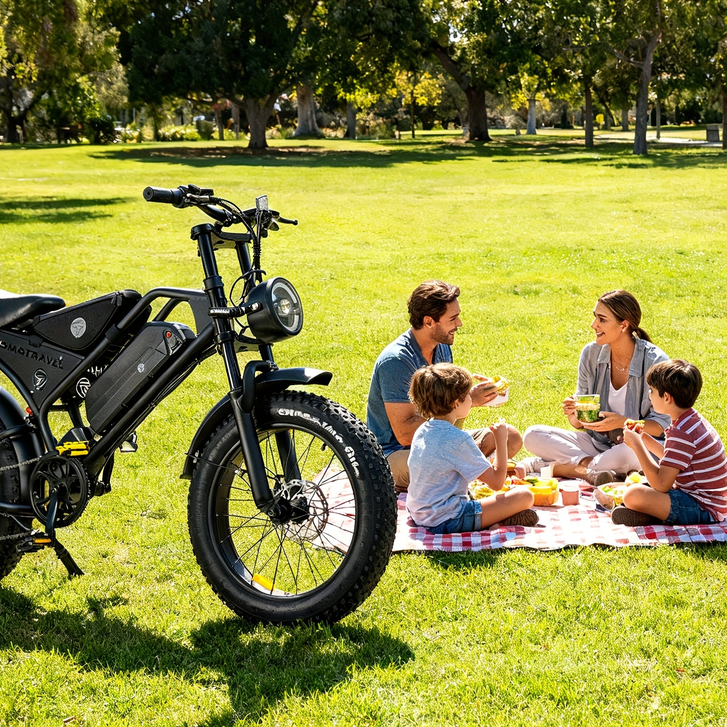 Smart Self-Balancing Scooter with Dual Motors, 749W, 67.2V, 15.6Ah, 20-Inch Off-Road Hoverboard, 50-Mile Range, 12.5 MPH Top Speed, Electric Dirt Bike, Ebike, Dirtbike