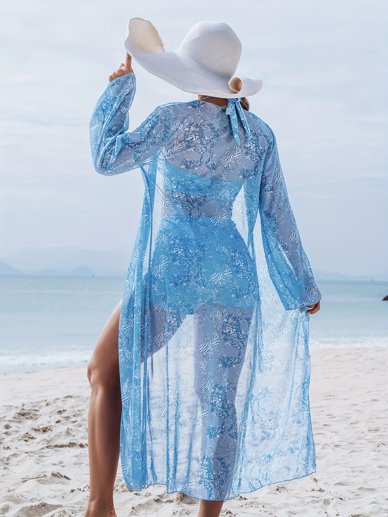 1012 2025 new fashion bikini three-piece blouse, Poolside Attire, Summer Fashion, Chic Blouse, Modern Swimwear, Stretchy Fabric, Breathable Material, Bikini Top, Swim Blouse, Beach Lovers