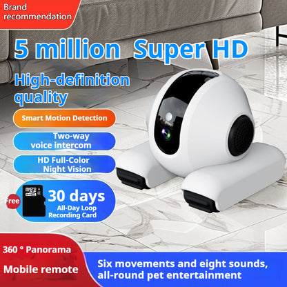 Brand A only sells ultra-high definition pet monitoring mobile home video intercom fully automatic feeding smart video webcam robot pet tracking mobile phone remote remote control feeding machine cat dog hamster cute mother a