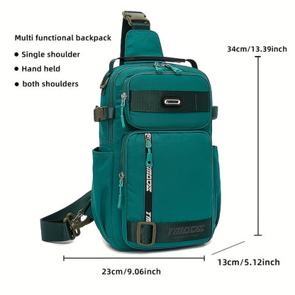 Unisex Fashion Anti-Theft Crossbody Bag - Lightweight Oxford Material, Secure Zip Closure, Adjustable Strap, Perfect for Travel & Everyday Use, Crossbody Ba