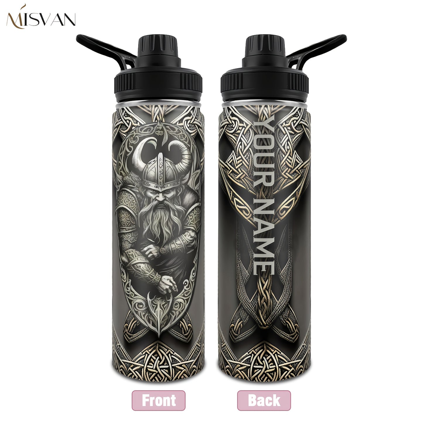 [Custom] 1pc, Beautiful and Personalized Print. 20oz, 22oz, 40oz Steel Insulated Bottle Cups with Lids. Drinkware for Summer and Winter. Outdoor Travel Sports Accessories. The Best Gift for Mother's Day, Father's Day, Other F