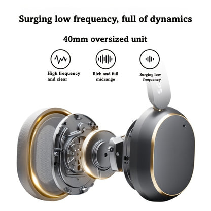 [ANC Wireless Headphones] Philips Wireless Bluetooth Headphones with ANC Hybrid Active Noise Cancelling | Over-Ear HiFi Surround Sound, 80 Hours Playtime, Five ENC Noise Cancelling, for iPhone and Android