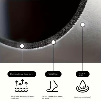 2D Flat Diatom Mud Mat1pc High-end Diatom Mud Music Speaker Design Mat, Non-slip Floor Mat, Tapestry, Yoga Mat, Machine Washable and Colorfast, Suitable for Living Room, Bedroom, Bathroom, Kitchen, Study, Computer Room, Indoo