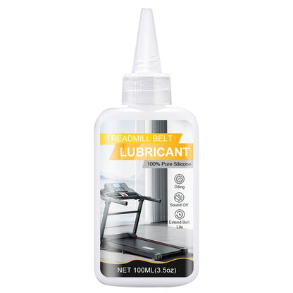 0.22lb or 0.44lb Treadmill Belt Lubricant with Applicator Tube & Gloves - 100% Silicone Oil, Odorless Non-Drip Formula, Reduces Friction & Noise, Fit for Treadmills, Gym Equipment Maintenance, Prolongs Belt Life