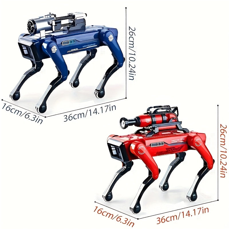 Intelligent Robot Dog, Can Launch Soft Bullets, Spray Water Mist, Sing And Dance, Programmable, Intelligent Voice Interaction, Handshake, The Best Playmate For Children, Cool AI Robot Dog, Dancing Robot Dog, Suitable For Both