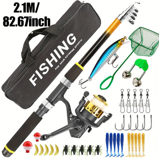 border sea rod road Asian rod full set of combination hard bait soft bait fishing wheel retractable fishing rod novice beginner suit full