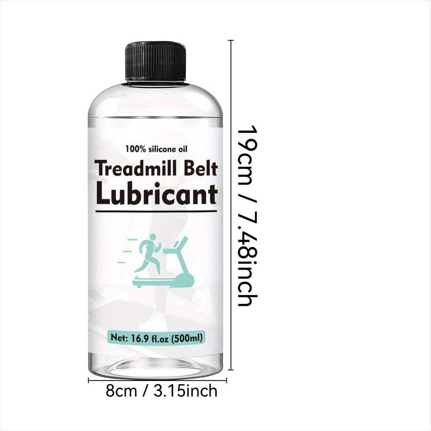 Treadmill Lubricant Oil 16.91oz, Resistant And Stable Treadmill Oil Belt Lubricant, Reduce Friction Silicone Oil for Treadmill Suitable for All Kinds Of Treadmills