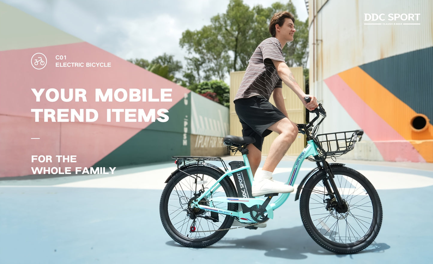 350-500w Powerful Motor, 20-26MPH Commut Erelectric Bike, LCD Display, 7 Speed Shift Adult Electric Bicycle, 36V 10.4A Lithium Battery, 24-inch Wheels, Aluminum Alloy Body, Front Fork Shock Absorber, Headlights, Night Driving