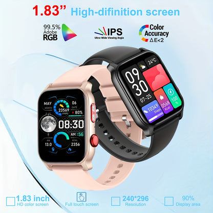 Professional, Hand Washing, Swimming, Rainy Day Travel, 5.0 Wireless Calling, Answer and Make Calls Anytime, Anywhere. 300mAh Long Battery Life, Supports Multiple Languages, Tracks Fitness Data with Precision in Various Modes