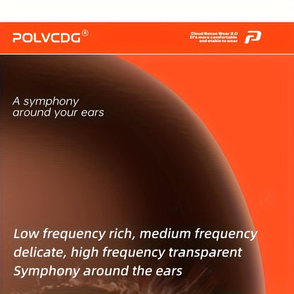 POLVCDG Audio new upgrade sound sense 2.0 X16 wireless bone conduction headset, professional sweat and, clear talk with microphone, magnetic charging port long life, large memory wireless/MP3 dual-mode one-click switch, suita