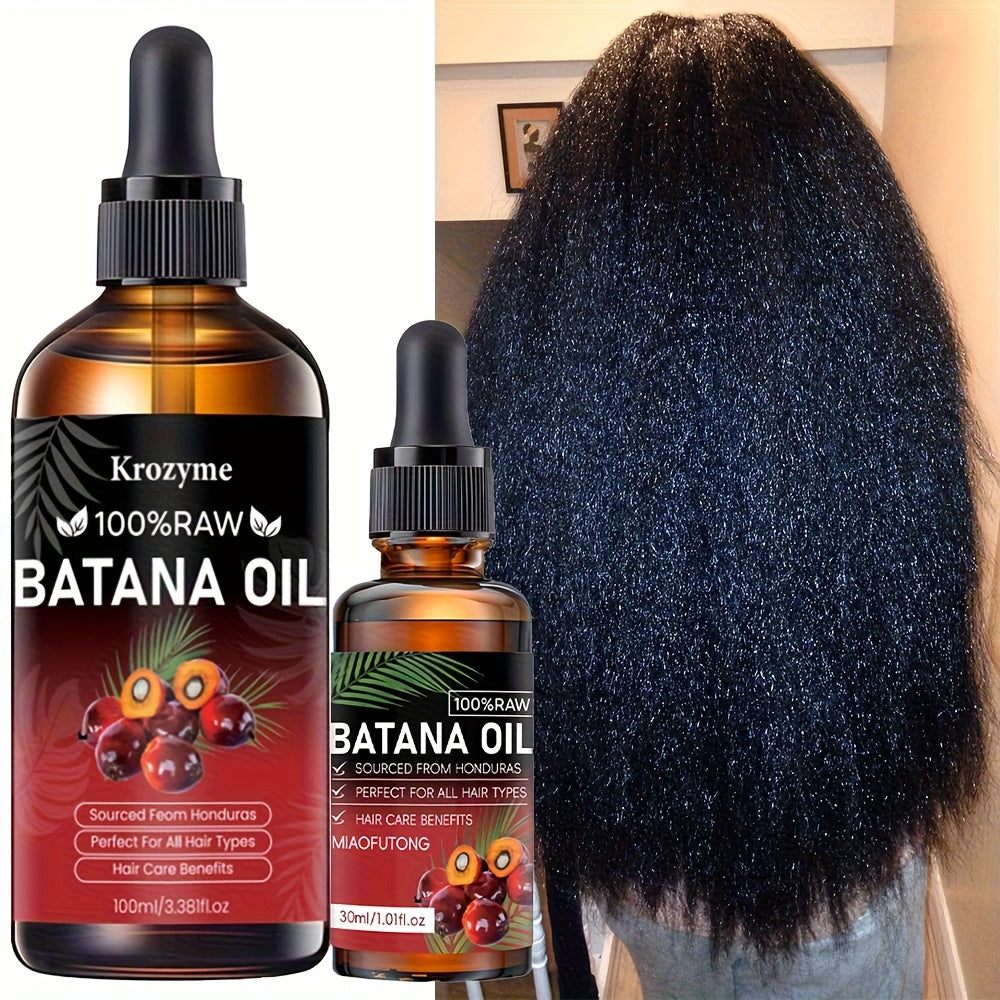 This Set of 2 Honduras Battana Hair Oil Nourishes Your Hair from The Roots to The Ends, Making It Stronger, Shinier, And Healthier. It Is Appropriate for All Hair Types