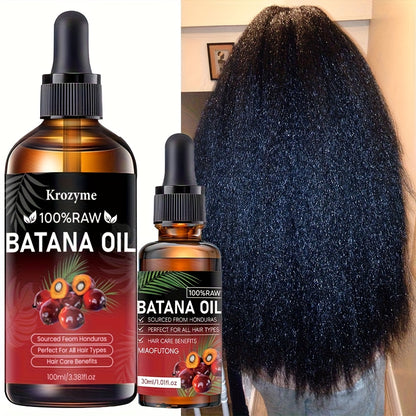 This Set of 2 Honduras Battana Hair Oil Nourishes Your Hair from The Roots to The Ends, Making It Stronger, Shinier, And Healthier. It Is Appropriate for All Hair Types