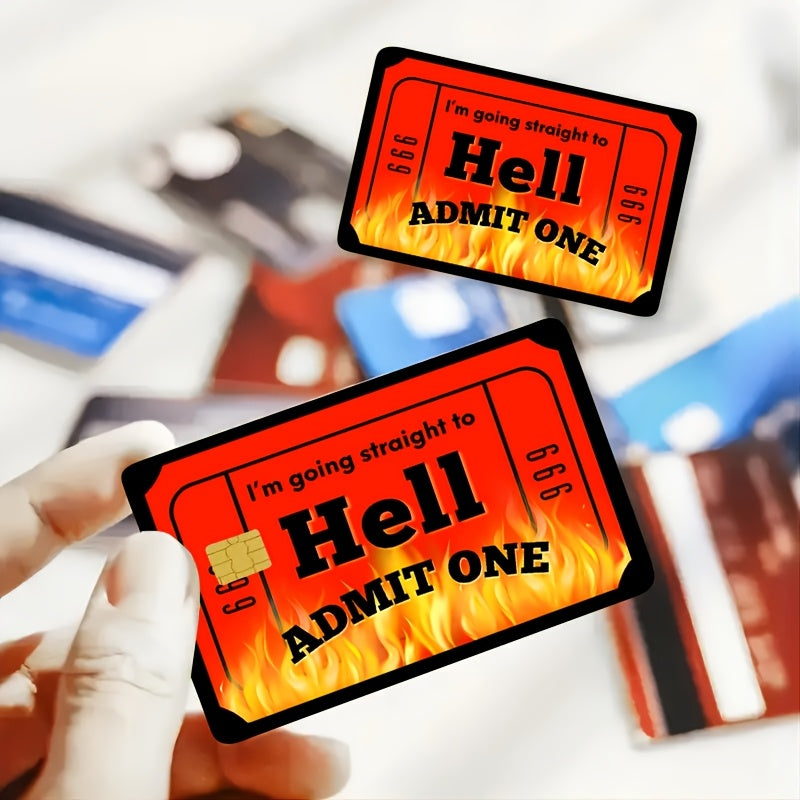 3pcs, 1pc spare Fun and Simple Card Skin - Durable PVC Privacy Protection Stickers, Suitable for Credit Cards, Bank Cards and Transportation Cards - Scratch-Resistant, Street style Fashion Accessorie