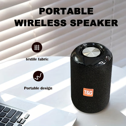 Portable Wireless Speaker for Outdoor Use, Featuring High-Quality Sound, TWS Stereo for Hands-Free Calls, And Compatibility with TF Cards And USB Drives. It Can Connect to Mobile Phones, Tablets, And Tvs with a Range of Up to