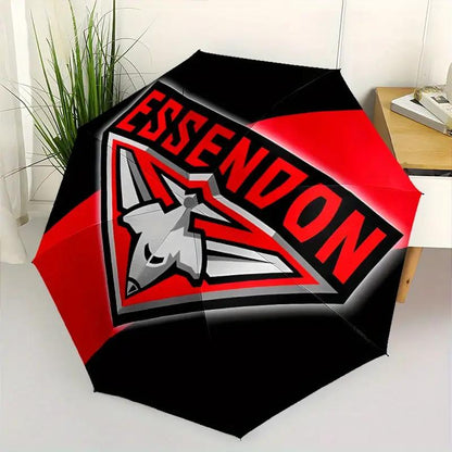 Automatic Folding Umbrella with 8-Rib Windproof Design - Heavy-Duty Automatic Open/Close, Compact Travel Umbrella with Red/Black/White/Gray/Black/Red/Black/Red/Black/Red/Black/Red/, Umbrella For Rain, Umbrella For Women, Umbr