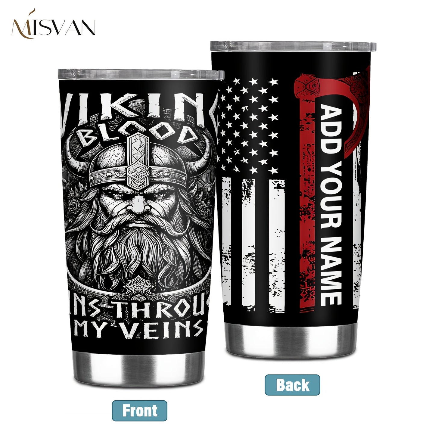 [Custom] 1pc, Beautiful and Personalized Print. 20oz, 22oz, 40oz Steel Insulated Bottle Cups with Lids. Drinkware for Summer and Winter. Outdoor Travel Sports Accessories. The Best Gift for Mother's Day, Father's Day, Other F