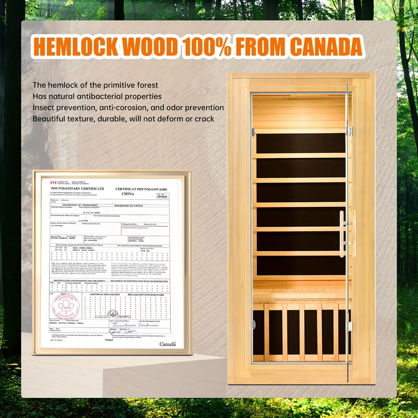 1-3 Person Infrared Home Sauna with Smart Controller, Fast 10 Min Warm Up, Features Heating Panels, Ventilation Ports, Cup Holder, Bookshelf & Towel Holder, Reading Light, Perfect for Home Spa Or Gym