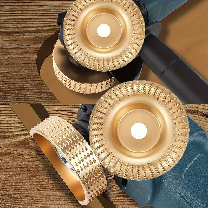 [Premium Wood Carving Discs] 3pcs Premium Durable Wood Carving Discs Set | Grinding Shaping Polishing Woodworking Tools