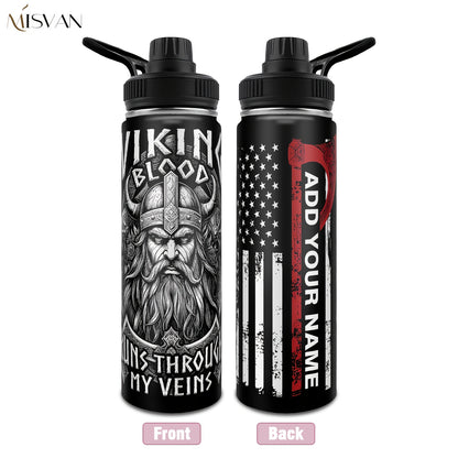 [Custom] 1pc, Beautiful and Personalized Print. 20oz, 22oz, 40oz Steel Insulated Bottle Cups with Lids. Drinkware for Summer and Winter. Outdoor Travel Sports Accessories. The Best Gift for Mother's Day, Father's Day, Other F