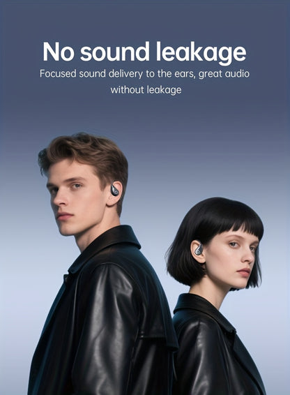 TWS Wireless Headphones, Noise Cancelling In-Ear Design, Lightweight Touch Control Long Battery Life HIFI Sound, Compatible with iOS/Android, Ideal Gift for Calls Sports & Running