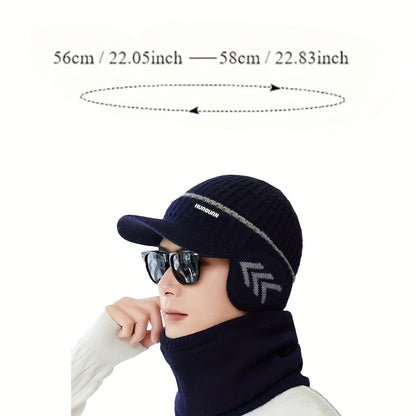 1pc of Duckbill Cap, Sold Only As a Hat. Unisex for Autumn And Winter, Featuring a Small Arrow Logo, Warm Fleece Lining, Ear Protection, And a Practical Brim. Suitable for Daily Outings, Shopping, Running, Mountain Climbing