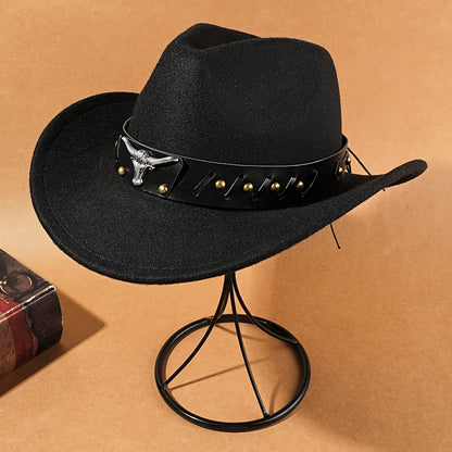 Vintage-Style Western Cowboy Hats - Set of 6 - with Wide Brims - Suitable for Farm Riding And Parties