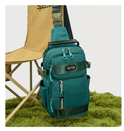 Unisex Fashion Anti-Theft Crossbody Bag - Lightweight Oxford Material, Secure Zip Closure, Adjustable Strap, Perfect for Travel & Everyday Use, Crossbody Ba
