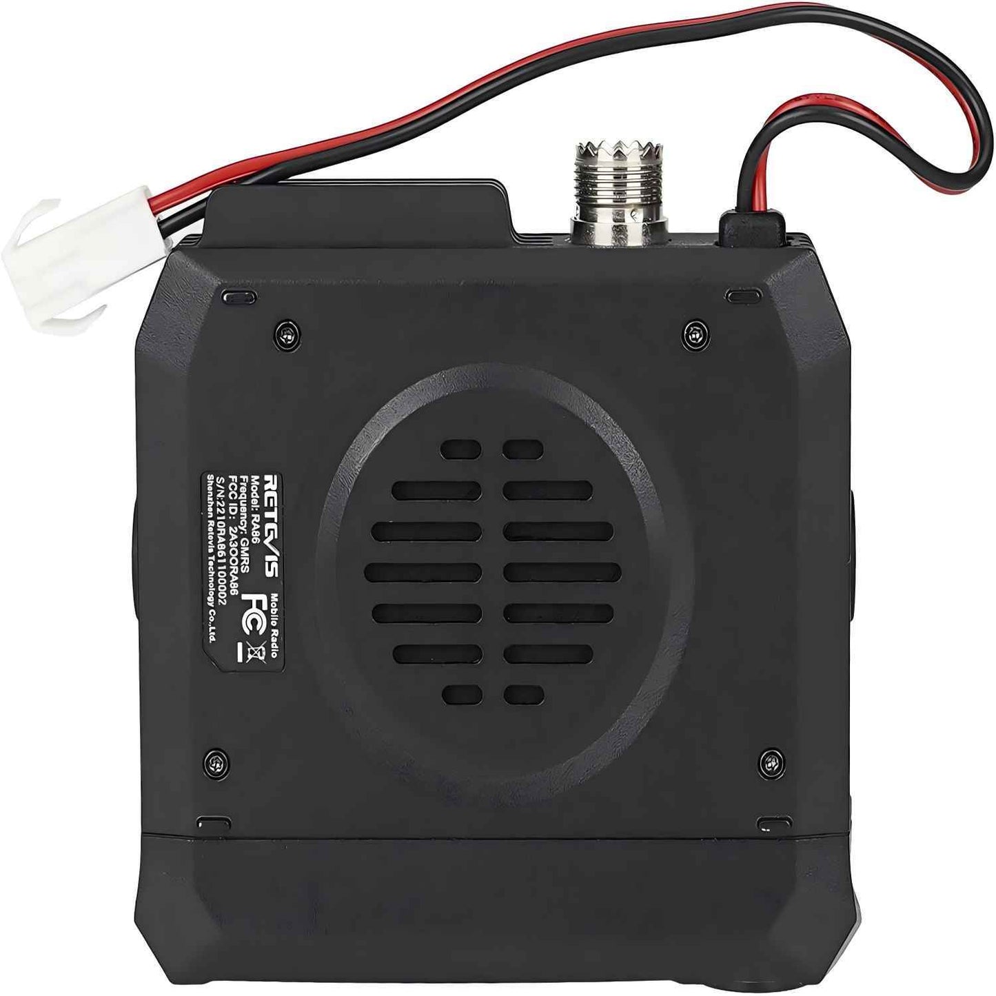 Retevis RA86 GMRS Mobile Radio with Antenna, NOAA Weather Alert, Repeater Channels, Dual Speaker, Off-Road Overlanding for JEEP Tractor Gear, Long Range Two-Way Radio with Integrated Microphone, Emergency Communication, Rugge