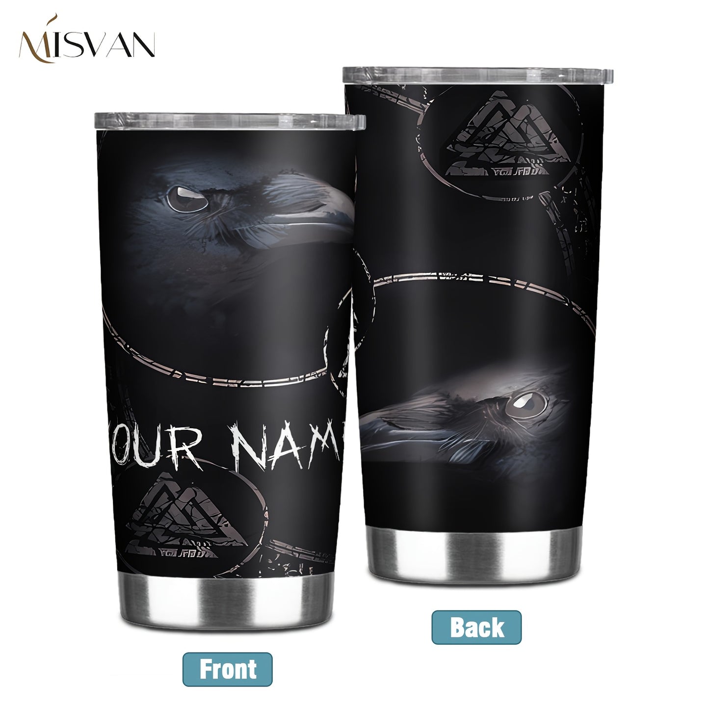 [Custom] 1pc, Beautiful and Personalized Print. 20oz, 22oz, 40oz Steel Insulated Bottle Cups with Lids. Drinkware for Summer and Winter. Outdoor Travel Sports Accessories. The Best Gift for Mother's Day, Father's Day, Other F