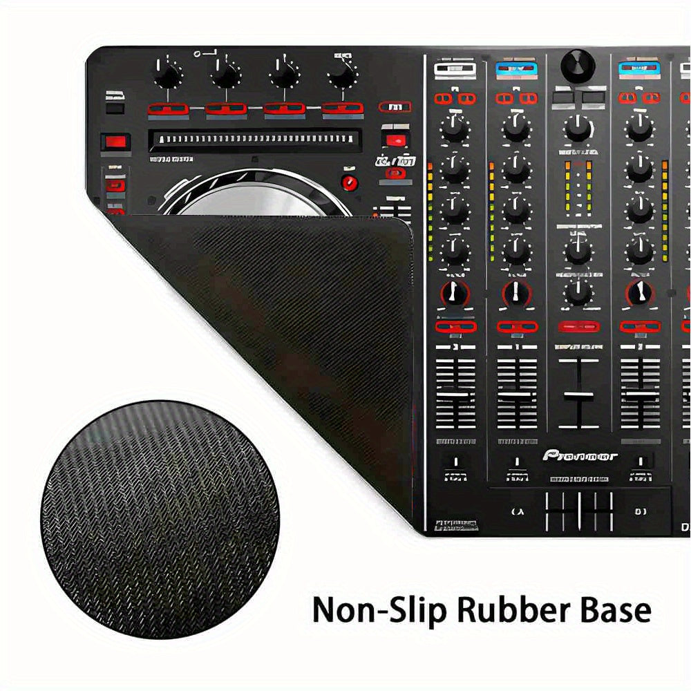 1pc Pioneer DJ DDJ-SX Controller Mouse Pad & Office Desk Mat - Non-Slip Rubber Base & Polyester Surface with DJ-Themed Design, Scratch-Resistant Durable Gaming & Music Production Mat for DDJ-SX Controller Compatibility, Ideal