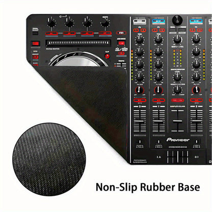1pc Pioneer DJ DDJ-SX Controller Mouse Pad & Office Desk Mat - Non-Slip Rubber Base & Polyester Surface with DJ-Themed Design, Scratch-Resistant Durable Gaming & Music Production Mat for DDJ-SX Controller Compatibility, Ideal