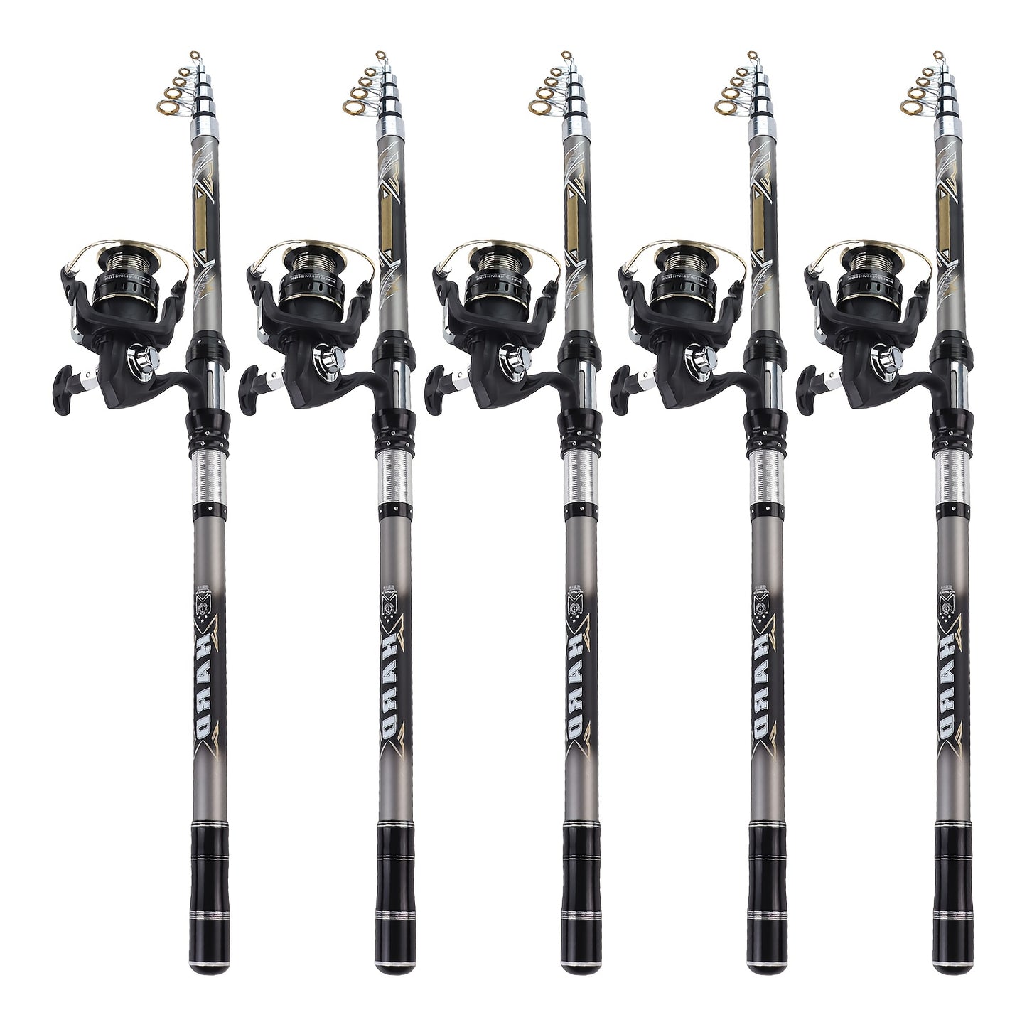 MINGWO's new rock fishing rod telescopic long throw rod throwing rod combination set, straight handle rod spinning wheel two-piece set, lure fishing wheel rotating reel, fishing line wheel bait reel, universal seawater corros