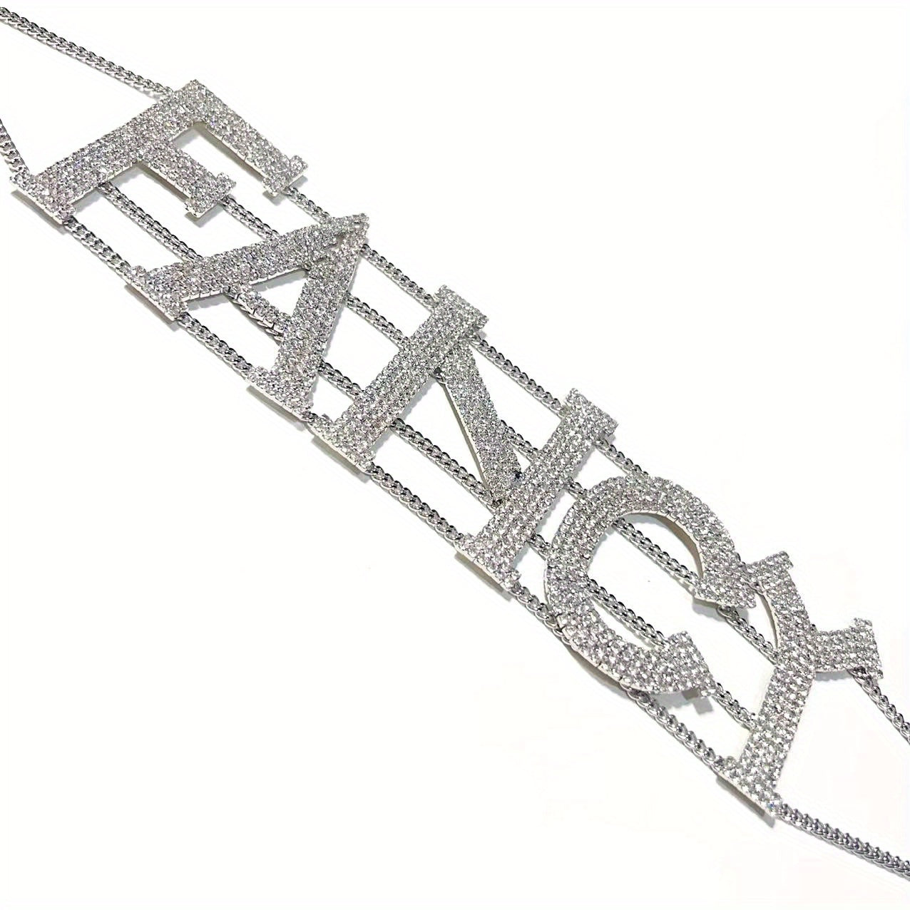 Hip Hop Multi-layer Necklace FANCY Letter Necklace Ins Sexy Exaggerated Collar Collar