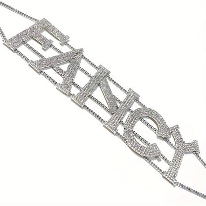 Hip Hop Multi-layer Necklace FANCY Letter Necklace Ins Sexy Exaggerated Collar Collar