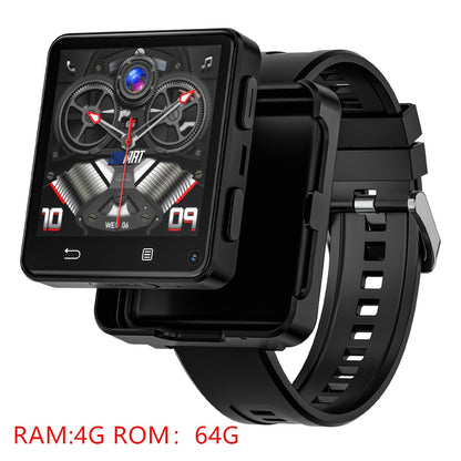 LOKMAT APPLLP 2 MAX Android Smart Watch Phone with 4G/5G, Dual SIM,, Dual Camera, Android 11 OS, Slot & Memory Card Compatible, Smartphone-Watch Hybrid for Calling, Tracking (Compatible with Android/ Apps)