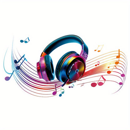 Yinyue Dazzling Ears Personality Creative Living Room Bedroom Music Cabaret Decoration Wall Sticker Wall Sticker