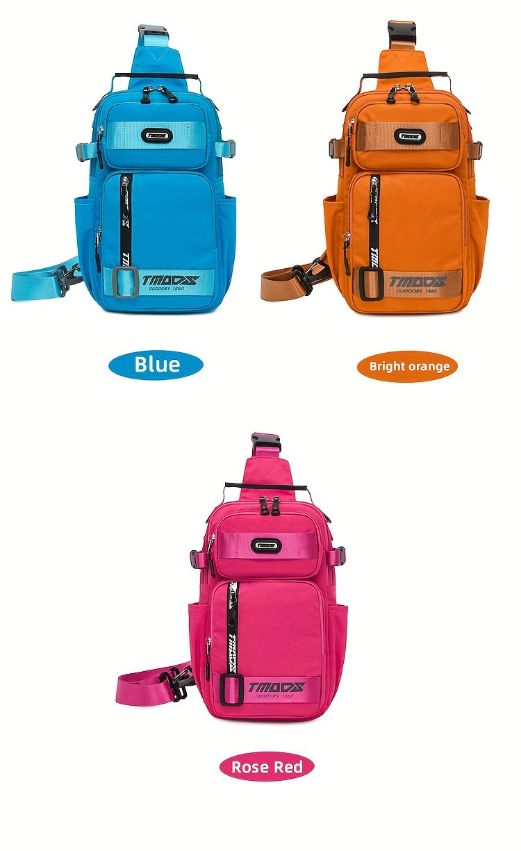 Unisex Fashion Anti-Theft Crossbody Bag - Lightweight Oxford Material, Secure Zip Closure, Adjustable Strap, Perfect for Travel & Everyday Use, Crossbody Ba