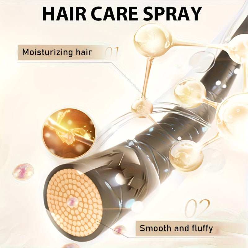 Set of 2 No-Rinse Hair Serum Oil Sprays Featuring Batana And Rosemary, Designed for Quick Volumizing, Smoothing, And Frizz Management. Eliminate Dryness And Split Ends While Providing Heat Protection, Addressing Various Hair