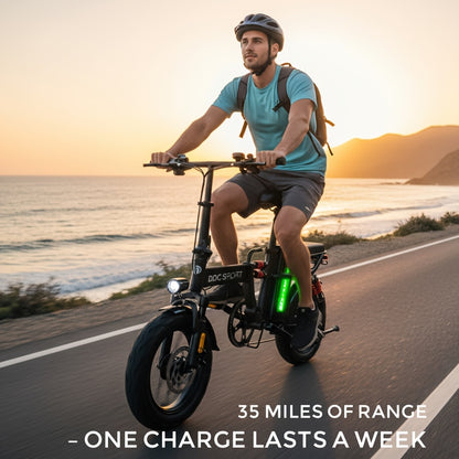 700W Folding E-Bike for Adults: Tackle 25° Hills & 20MPH Speeds. 35-Mile Range with 48V 20Ah Removable Battery, 385LBS Capacity & 11-Layer Shock Absorption for A Smooth Ride. Your All-in-One Commute & Adventure Solution