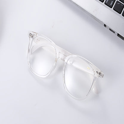 New 2024 Smart Glasses with Automatic Color Changing Lenses, 3-second Automatic Dimming, Suitable for Office, Outdoor, Sports Driving, Unisex Smart Glasses, Music Playback, Hands-free Calling, Transparent Frame, Hardware Anti