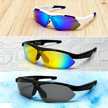 Wireless AI Smart Glasses with Polarized/Blue Light Filter & Built-in Mic/Speaker - Hands-Free Calling, 100+ Language Translation, Wireless Smart Glasses for Men & Women, Lightweight Comfort Fit, Music Playback, Ideal Gift fo