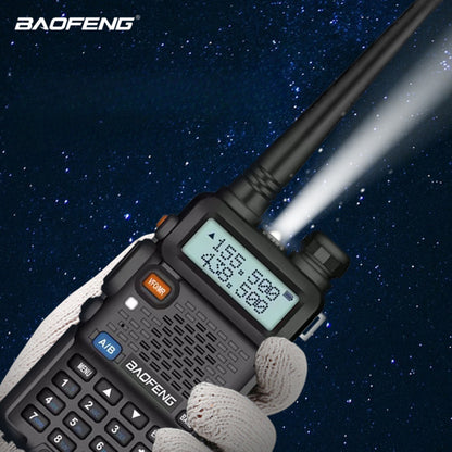 Set of 8 Baofeng UV-5R 5W Radios, Long-Distance Walkie-Talkies Equipped with a Flashlight, Featuring a Two-Way Handheld Design with an Ultra-Long Standby Time of 48-72 Hours, Ideal for Survival Gear During Hunting And Camping