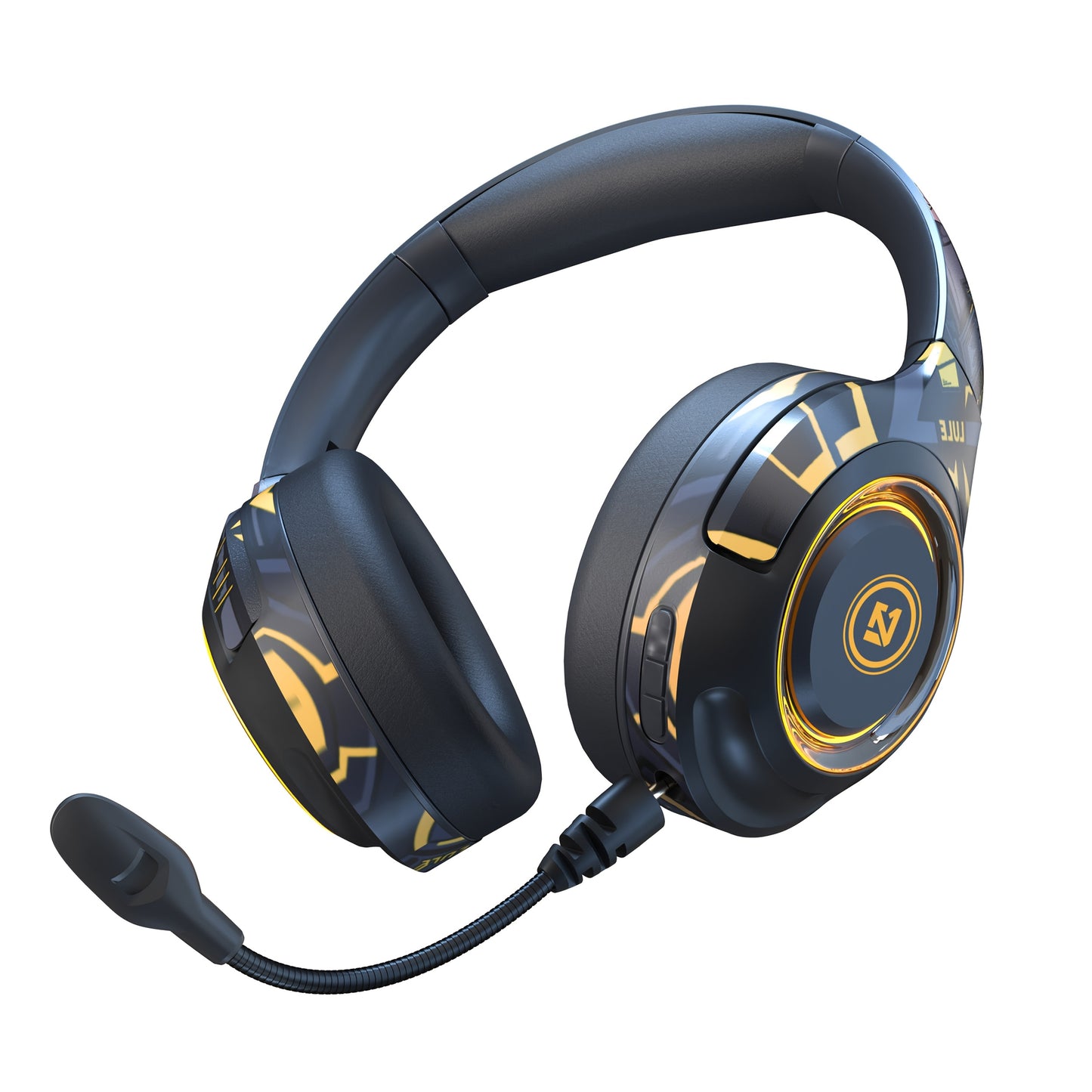 Gaming Headset for PC, PS4, PS5, Xbox, 7.1 Stereo Gaming Headphone for Switch, Over Ear Headphones with Noise Cancelling Mic