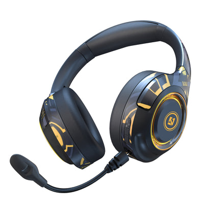 Gaming Headset for PC, PS4, PS5, Xbox, 7.1 Stereo Gaming Headphone for Switch, Over Ear Headphones with Noise Cancelling Mic
