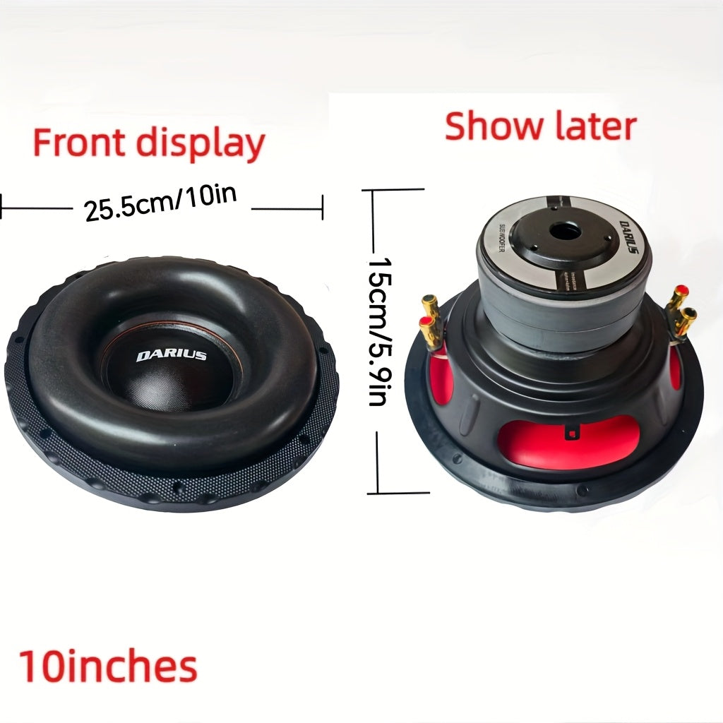 Ultra-Heavy Bass Speaker for Cars - High-Power Car Subwoofer - 8-inch/10-inch/12-inch - Perfect for Car Audio Upgrade - Dual Voice Coil, Single Voice Coil Options, Single Magnet or Dual Voice Coil